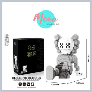 Kaws xếp hình miniblock lego kaws size XL
