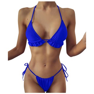 Bikini Nữ Màu Trơn Gợi Cảm Size Lớn