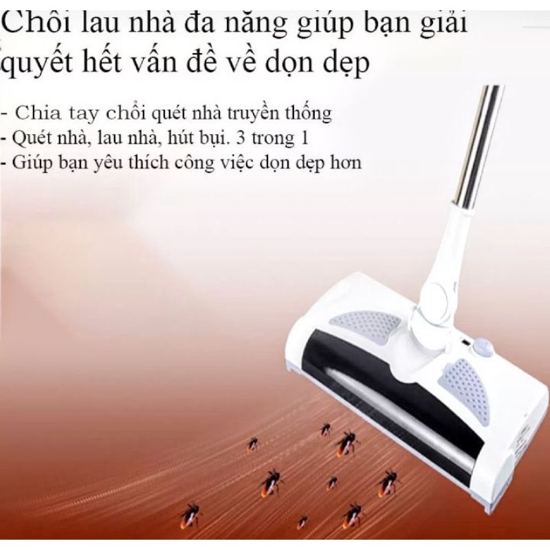 CÔNG NGHỆ MỚI MÁY LAU NHÀ VÀ HÚT BỤI BẰNG ĐIỆN ĐA NĂNG HÀNG CHÍNH HÃNG