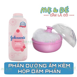 HỘP ĐỰNG PHẤN/BÔNG DẶM PHẤN KÈM PHẤN RÔM JOHNSON