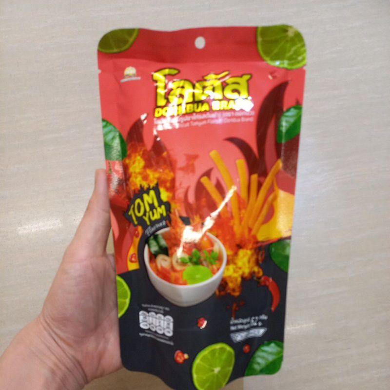 Bánh que Thái vị mực sốt cay/vị tomyum 62g