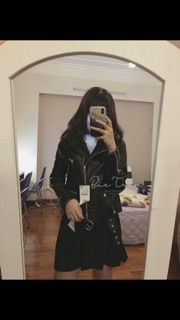 Áo da zara xuất xịn