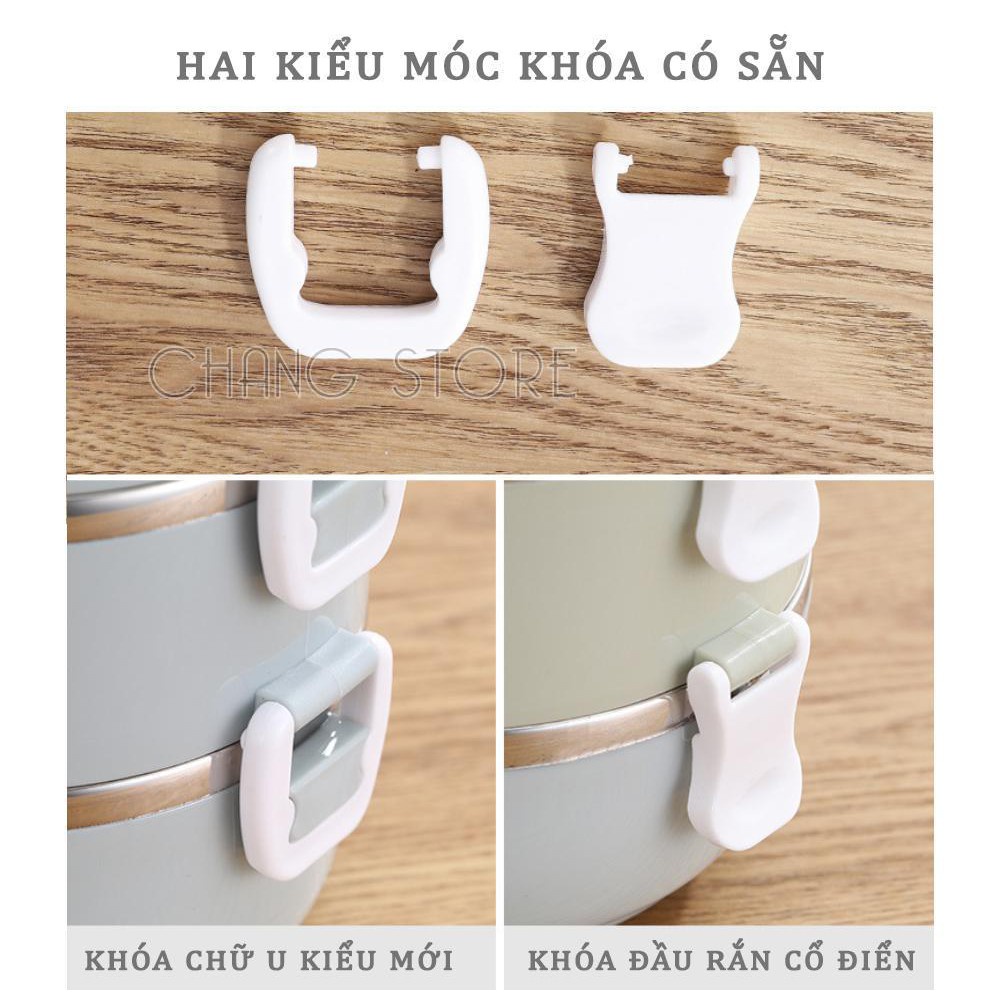 Cặp Lồng Lúa Mạch 4 Tầng Giữ Nhiệt Cao Cấp Tiện Dụng