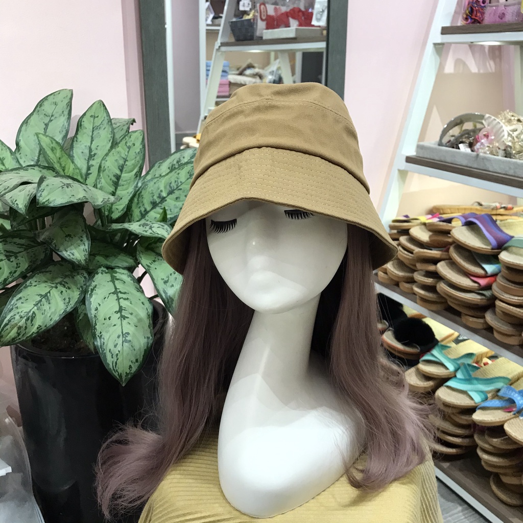 Mũ Nón Bucket Trơn Chóp Nối Lissu