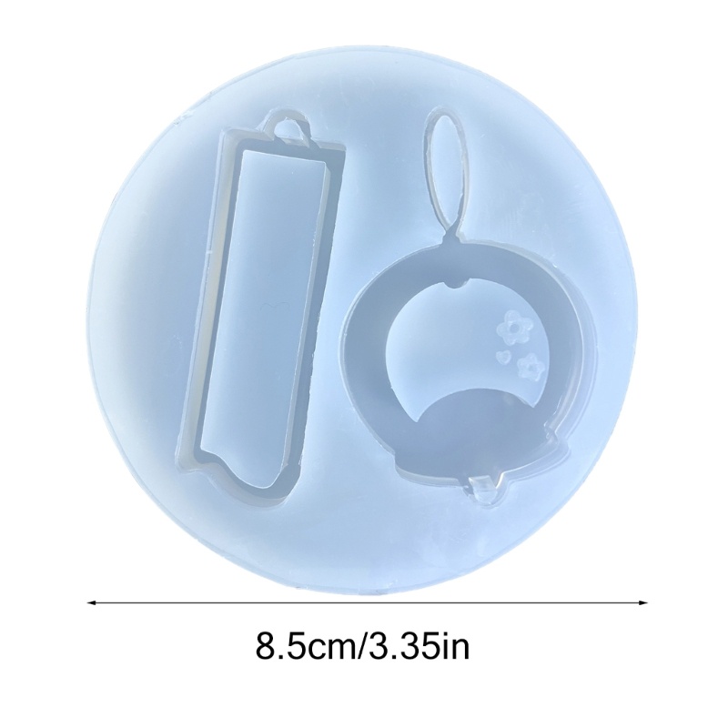 Khuôn Silicone Đổ Epoxy Hình Chuông Gió Dùng Làm Trang Sức