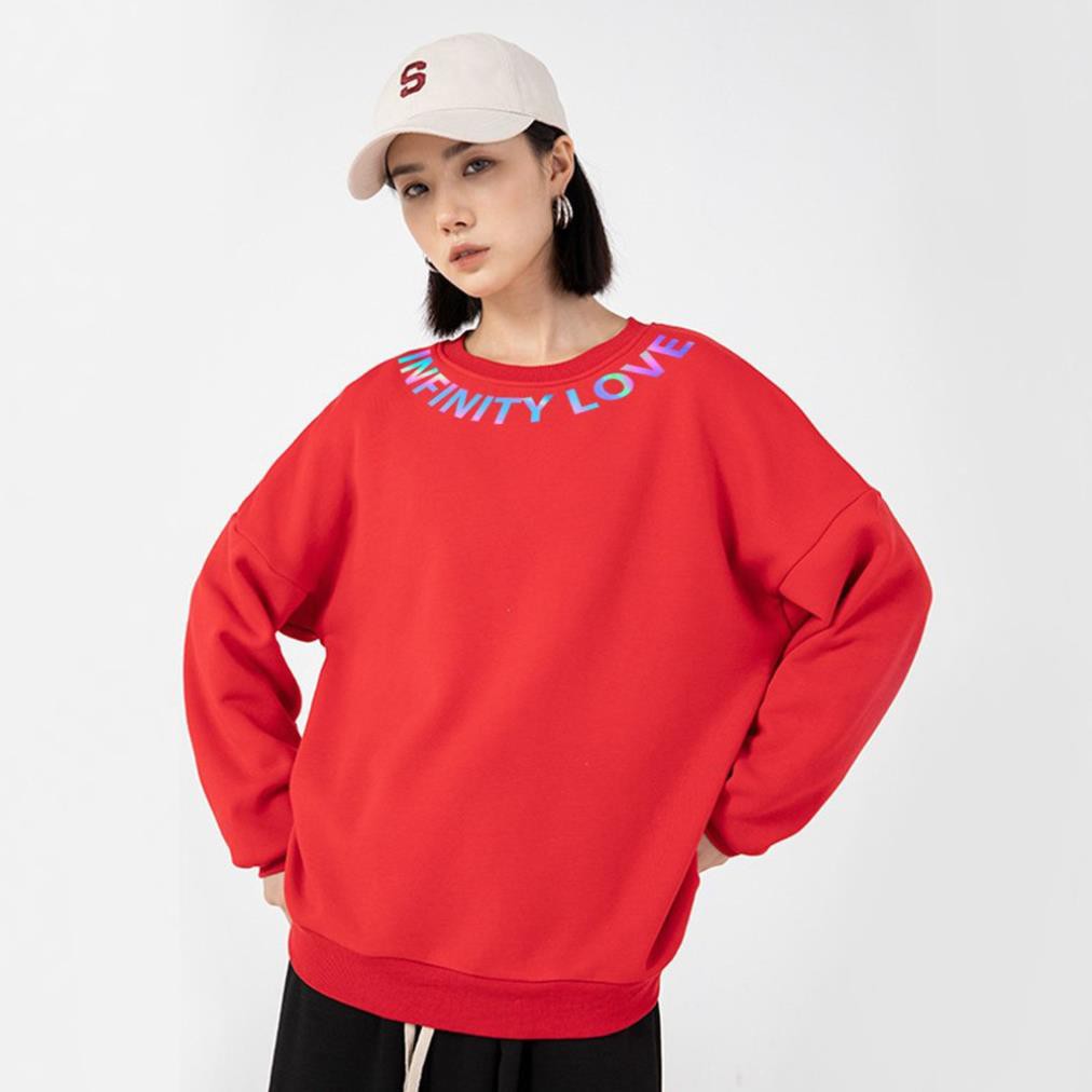 Áo Sweater Infinyty Phản Quang, Aó Nỉ Dài Tay Nam Nữ Cá Tính - AS80 | BigBuy360 - bigbuy360.vn