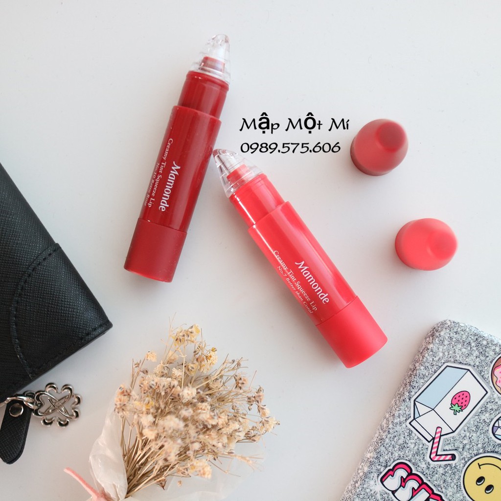 Son bóp Mamonde  Creamy Tint Squeeze Lip