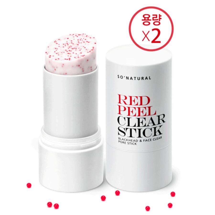 Thanh Lăn Mụn Đầu Đen Red Peel Clear Stick Pore Blackhead &amp; Face 23g