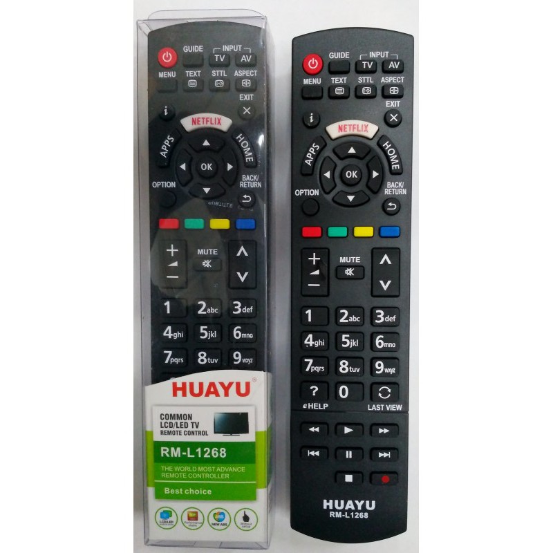 REMOTE ĐIỀU KHIỂN TIVI PANASONIC SMART HUAYU RM-L1268 GIÁ THƠM