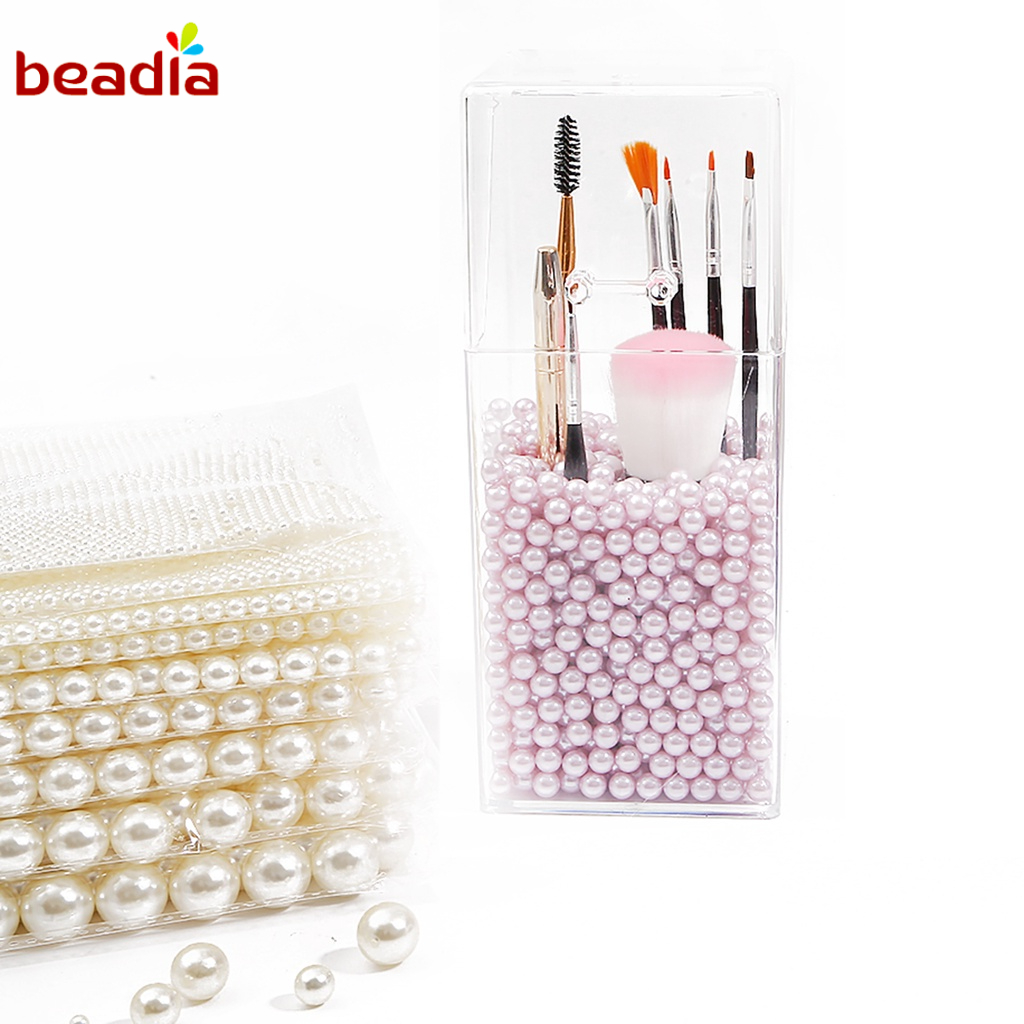 Hạt ngọc trai giả Beadia bằng nhựa ABS làm đồ trang sức thủ công tiện dụng DIY