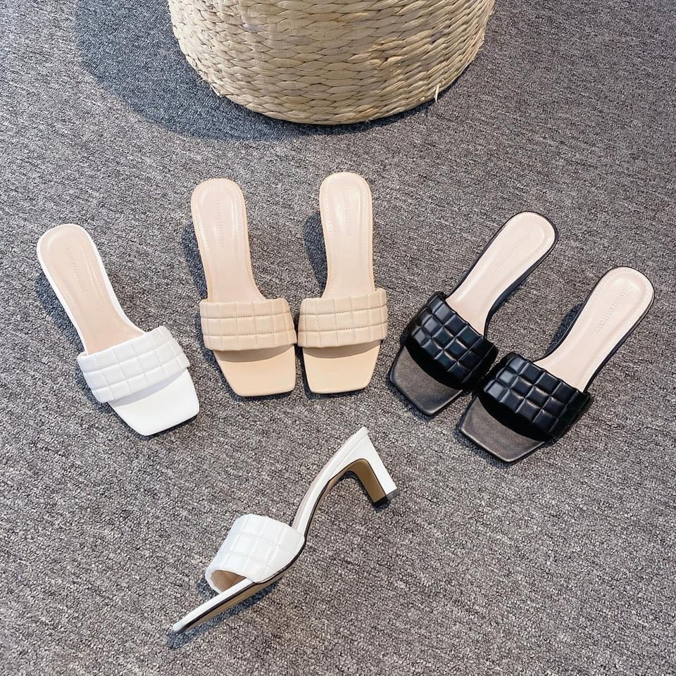 Dép nữ cao gót 5 phân giày sandal quai ngang đẹp,dép xăng đan nữ  thời trang,guốc nữ 7p đi biển đi làm đi chơi