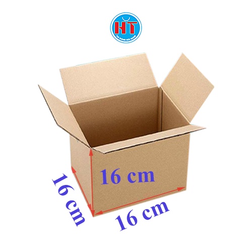 Hộp carton hộp giấy đóng hàng 16x16x16 cm - giá xưởng