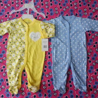 Set 2 bộ body liền vớ cho bé gái