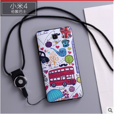 FREESHIP ĐƠN 99K_Xiaomi mi4 | Ốp lưng xiaomi mi 4 in hình cute ( tặng dây đeo )