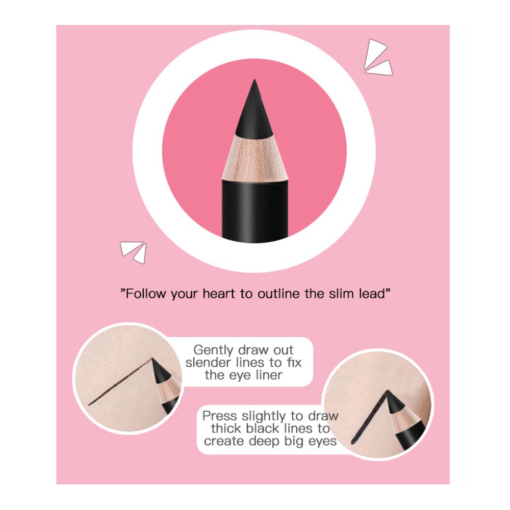 [Hàng mới về] Bút kẻ mắt gỗ MENOW không thấm nước màu đen cá tính màu nhung mịn dành cho người mới bắt đầu | BigBuy360 - bigbuy360.vn