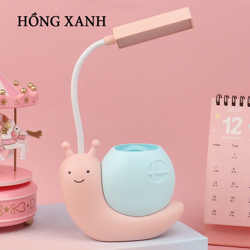 Đèn Học Để Bàn Nhỏ Gọn Chông Mỏi Mắt Đèn Bàn Chống Cận Hình Ốc Sên Siêu Đáng Yêu