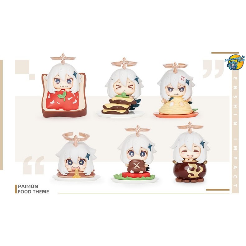 [Đặt trước] [Tổng 1690k] [Mihoyo] [Genshin Impact] Bộ sưu tập mô hình nhân vật Paimon Emergency Food Blind Boxes