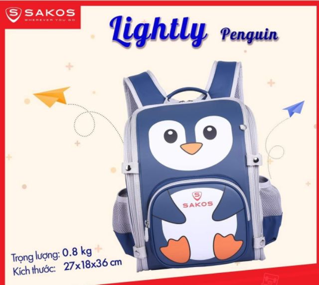 Balo chống gù lưng sakos