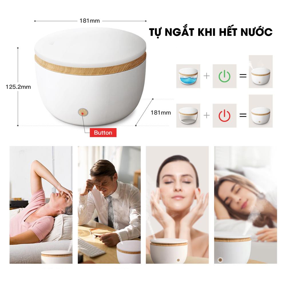 Máy xông tinh dầu cao cấp Kobi KB-28K giúp mang hương thơm lan tỏa khắp không gian, làm mới bầu không khí, giảm stress