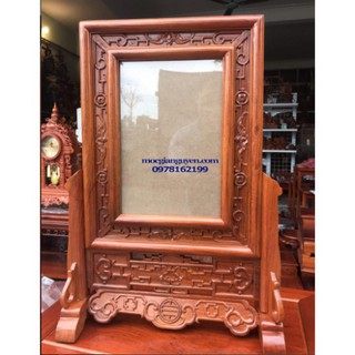 Khung ảnh dơi tiền nền gỗ hương 2 cỡ hình thờ 21x31 vs 25x35 - - HÀNG NỘI ĐỊA uy tín