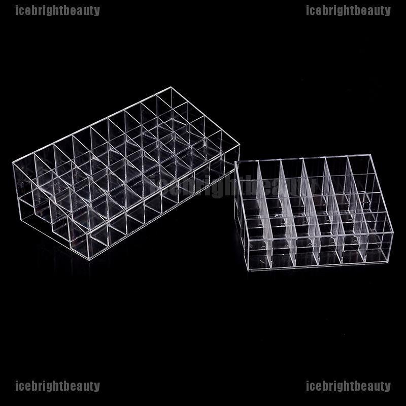 (hàng Mới Về) Khay Đựng Son Môi Bằng Nhựa Acrylic 24 / 36 / 40 Ngăn | BigBuy360 - bigbuy360.vn