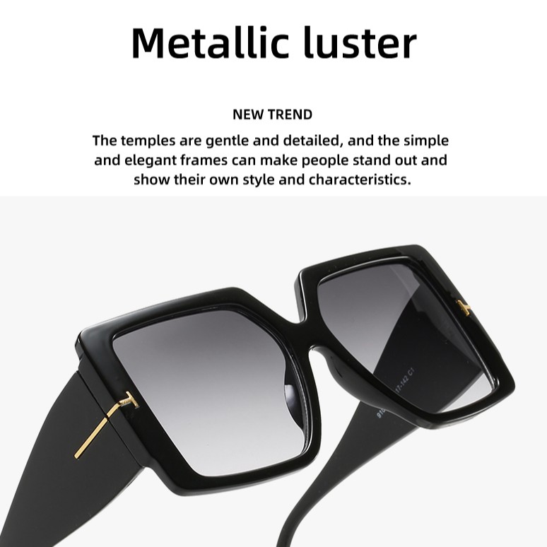 Kính mát gọng vuông phong cách vintage cho nam và nữ