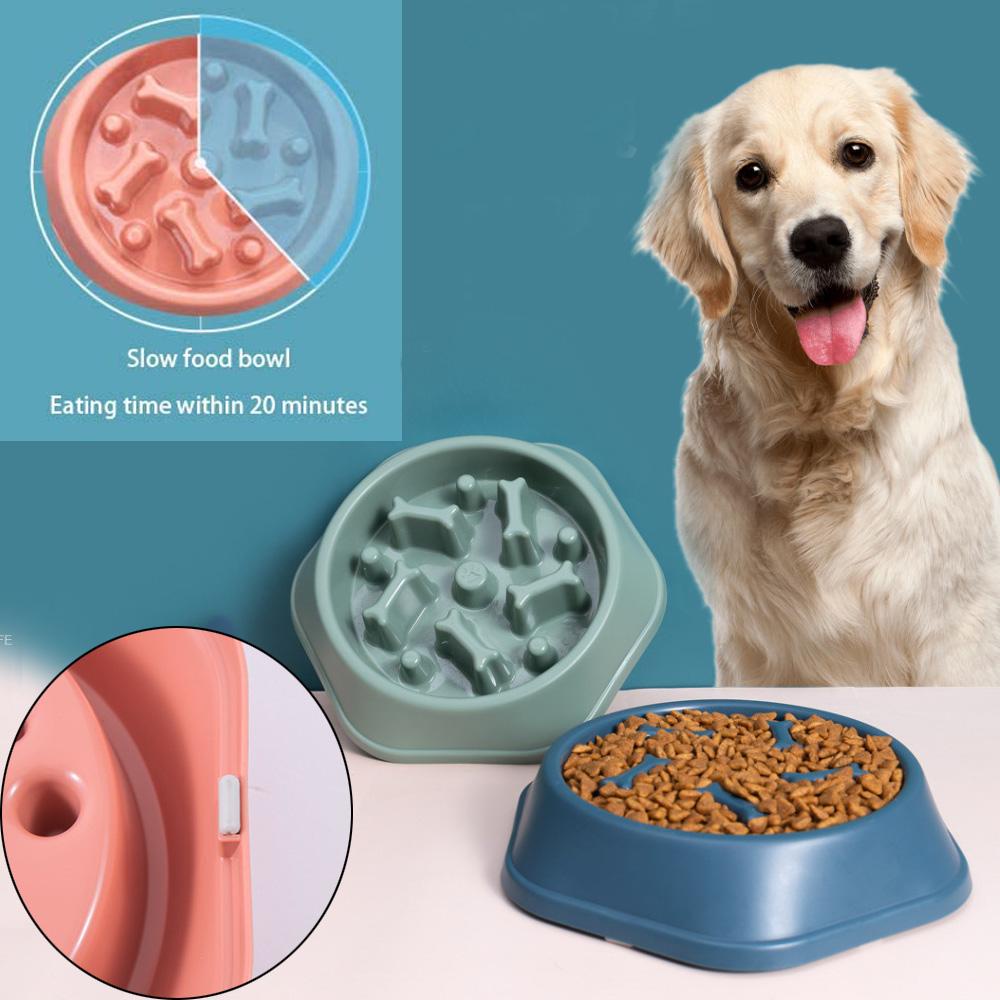 Đĩa Đựng Thức Ăn Chậm Ngăn Ngừa Béo Phì Chống Sặc Dành Cho Thú Cưng SHOUKEY