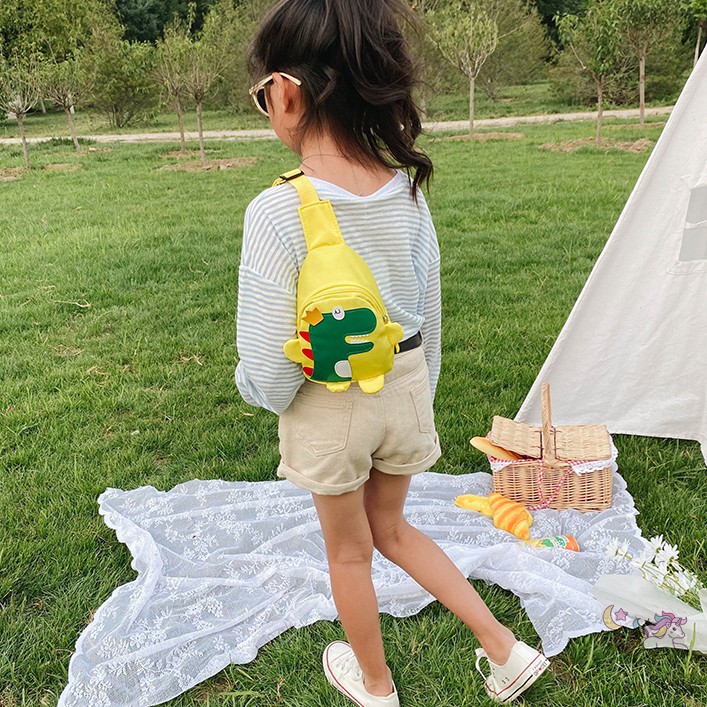 Túi Xách Hình Khủng Long Hoạt Hình Đáng Yêu Dễ Thương Cho Bé