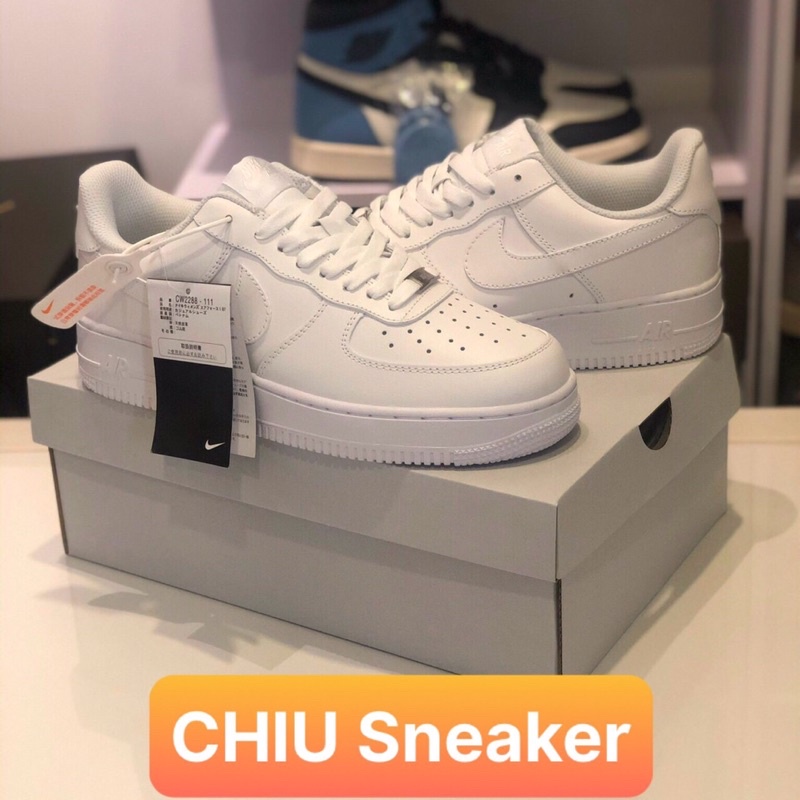 Giày thể thao sneaker air force 1 All White phiên bản likeauth SC Af1 Trắng Af1 full trắng