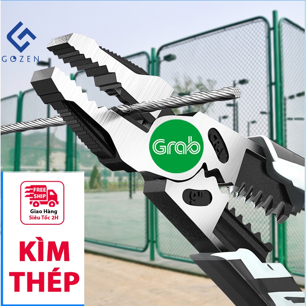 Kìm cắt thép, khóa, ốc,sắt, dùng để cắt,uốn,cuộn kẹp,gai thép đa năng 9 inch, kìm bóp cos, tuốt dây điện