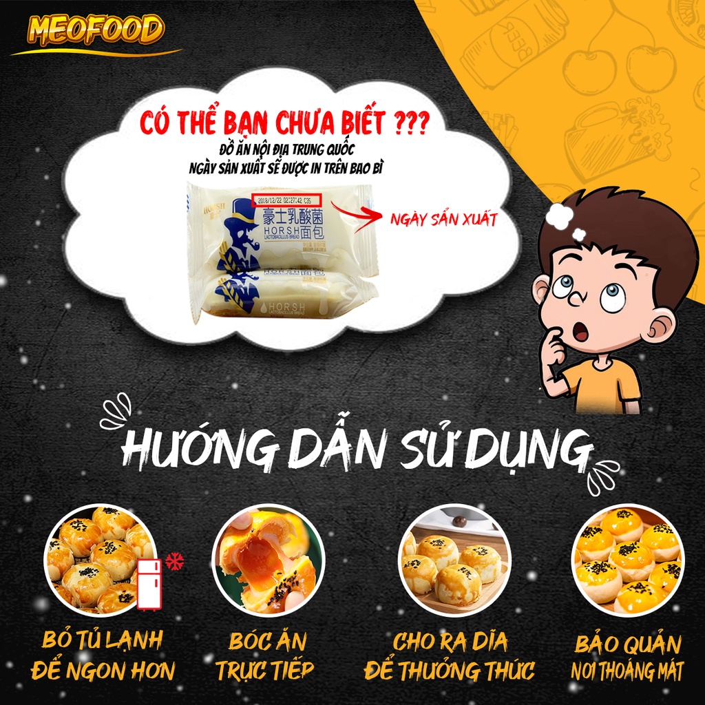 Bánh trứng chảy ngàn lớp đài loan 1kg MeoFood MF03