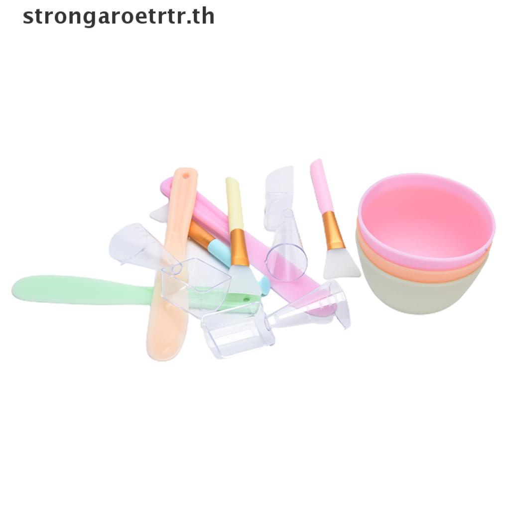 Bộ Cốc Silicone Trộn Mặt Nạ Rong Biển DIY