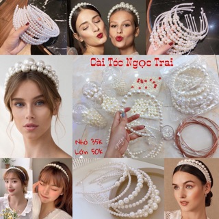 Cài Tóc đính Ngọc Trai giả