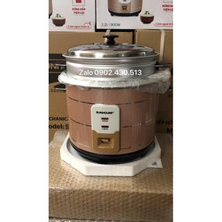 Nồi cơm điện 2.2l sunhouse shd8135 chính hãng giá tốt