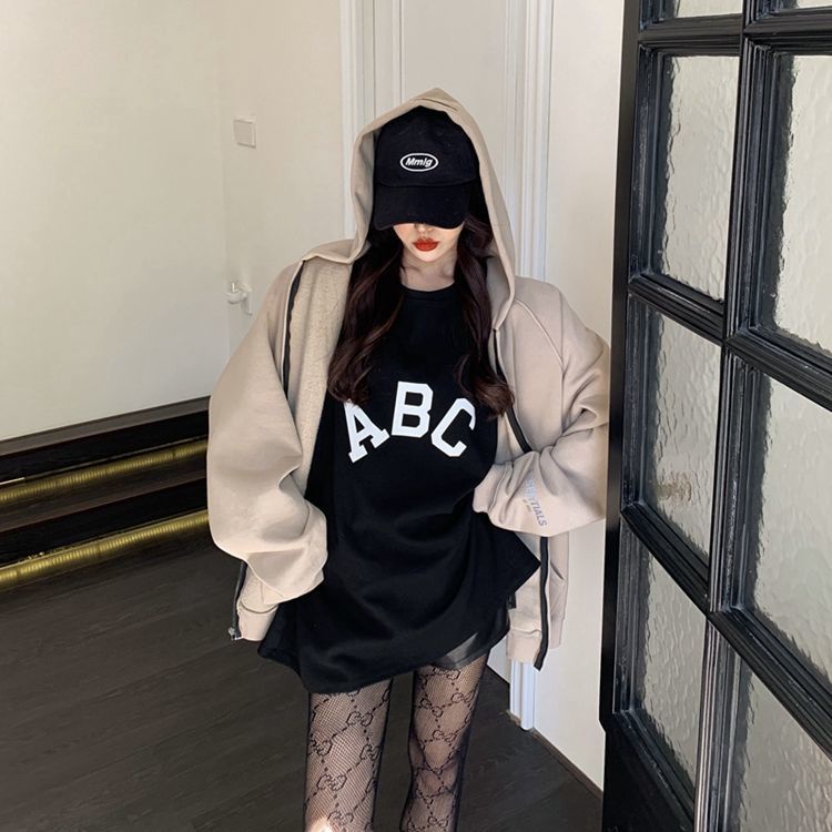 Áo Thun Nữ Tay Ngắn In Chữ Thời Trang Hàn Quốc