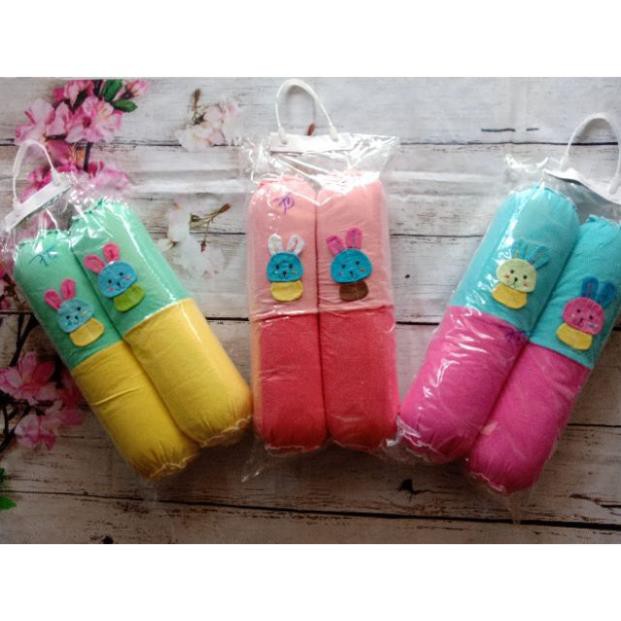 Gối ôm cho bé-Set 2 gối ôm cara cho bé HẢI HUY 50 x 20cm