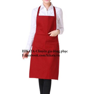 Tạp dề yếm nhà hàng, quán cafe, salon, nail, kitchen- HIKATA loại dài qua gối