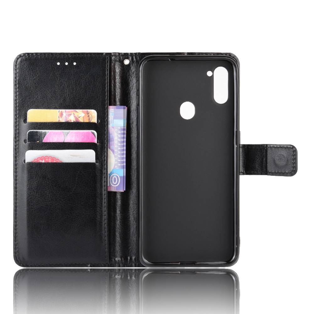 SAMSUNG GALAXY A11 A21 A31 A41 A51 A71 A10 M10 M20 Bao da điện thoại PU nắp lật có ngăn đựng thẻ cho