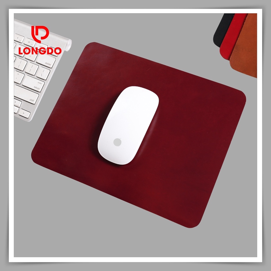 Lót chuột da bò thật - Bảo hành 5 năm - Hàng chính hãng thương hiệu Longdo Leather - Pullup