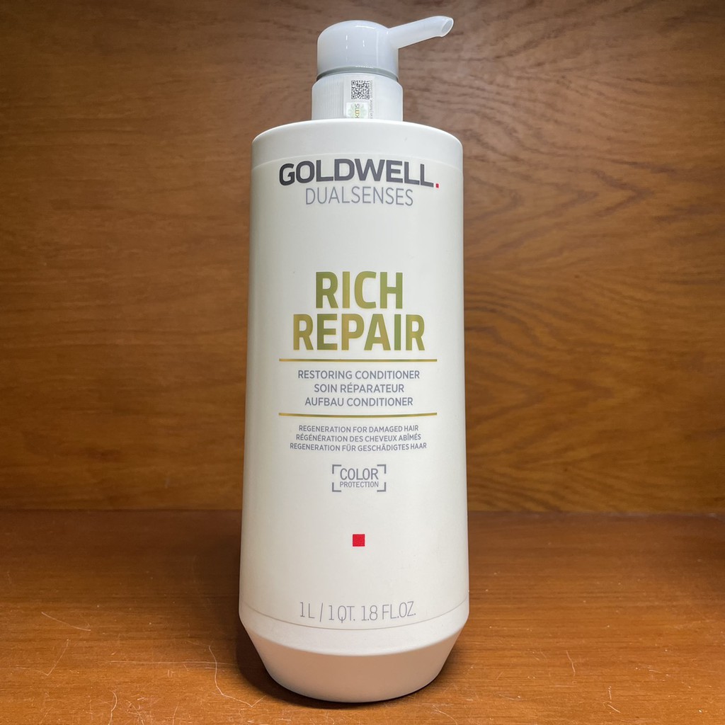 Dầu gội xả chăm sóc tóc hư tổn khô xơ Goldwell Rich Repair Restoring 1000mlx2