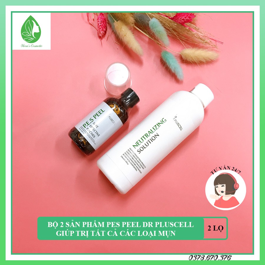 [TRỢ GIÁ] Bộ 2 Pes peel mụn Dr Pluscell