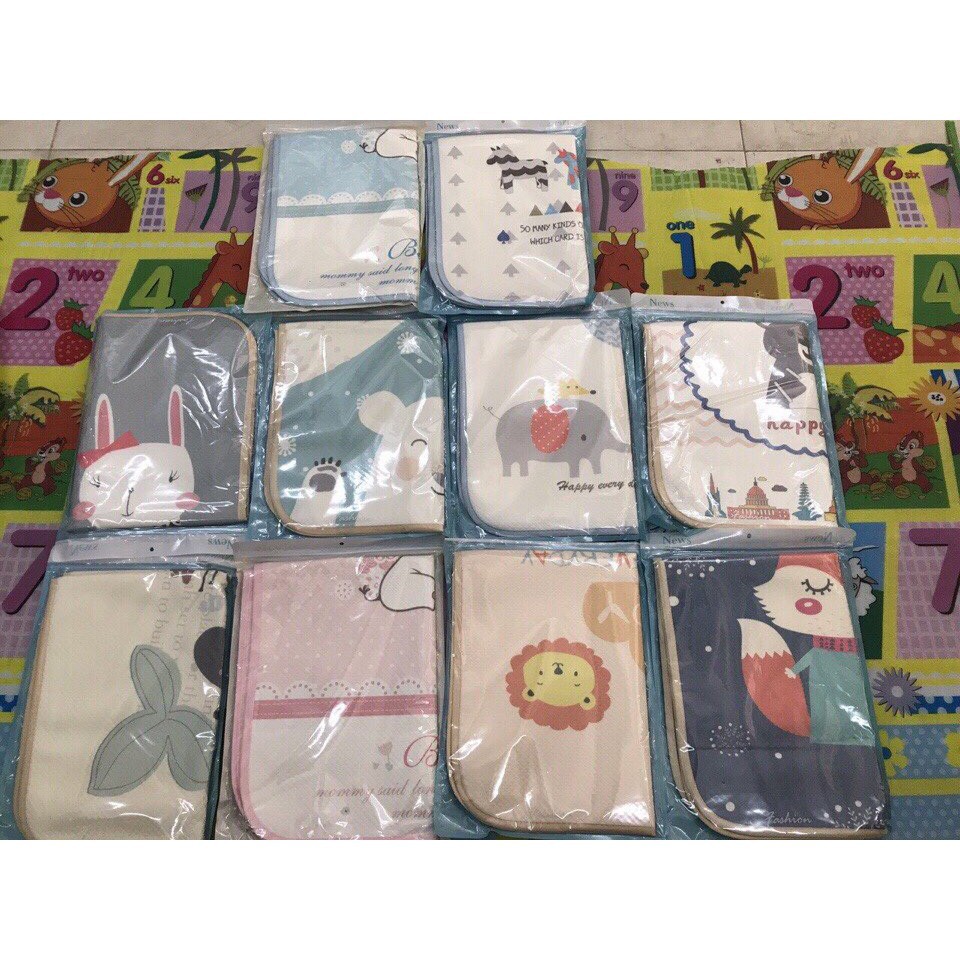 Thảm lót chống thấm 4D cho bé lõi cao su và đế chống trượt