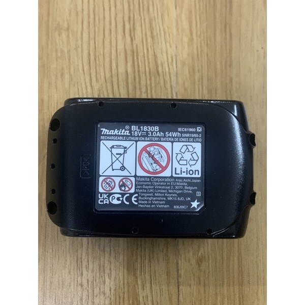 Vỏ pin Makita chính hãng 18V 3A,4A,5A dùng cho mạch zin báo pin