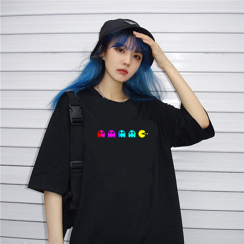 ÁO THUN PHẢN QUANG 7 MÀU PACMAN NAM NỮ