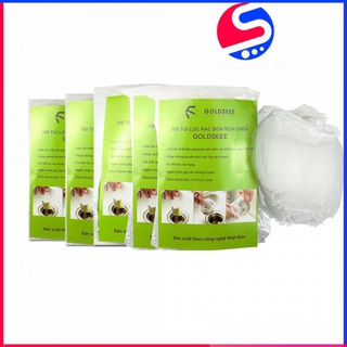 COMBO 500 TÚI LỌC RÁC BỒN RỬA CHÉN GOLDSEEE (SIZE LỚN 11X11CM) Made in VietNam