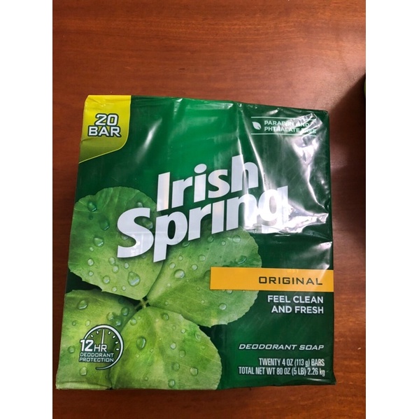 xà bông cục Irish Spring hàng Mỹ