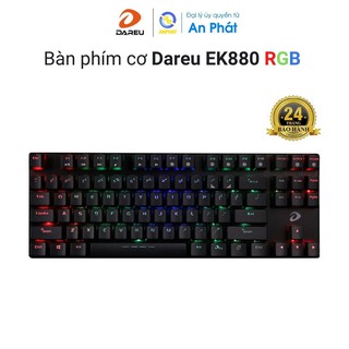 Bàn phím cơ dareu ek880 rgb - hàng chính hãng