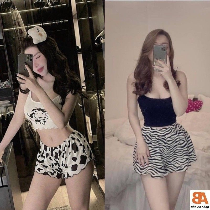 sét áo 2 day bò sữa + quần