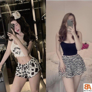 sét áo 2 day bò sữa + quần
