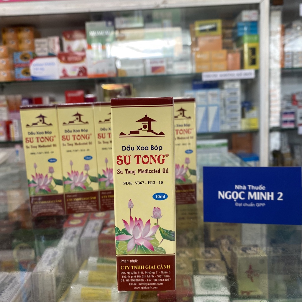 ✅ [Chính Hãng] Su Tong Dầu Xoa Bóp , Chai 10ml Hàng Chính Hãng , SUTONG Dầu Xoa Bóp